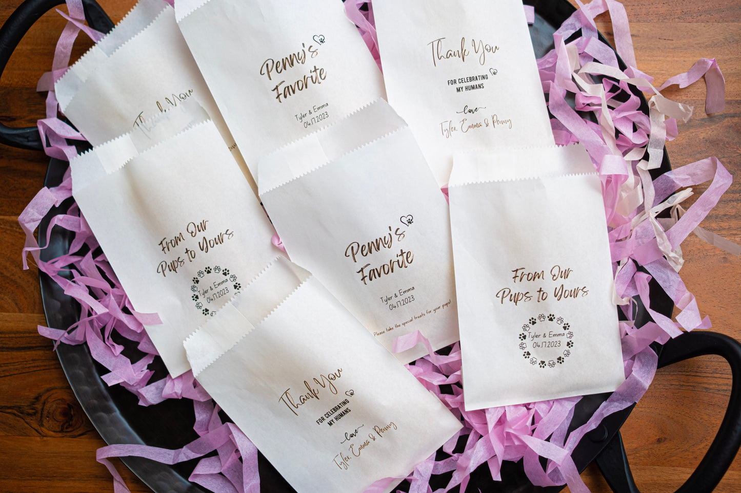 Personalized Bones and Goodie Bags