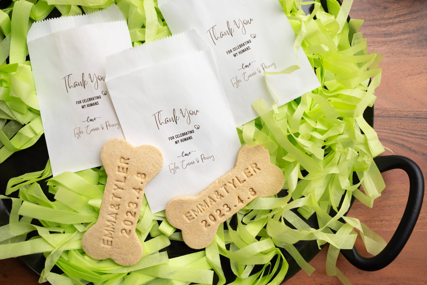 Personalized Bones and Goodie Bags